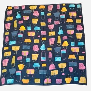 Vintage Echo Silk Scarf Handbag Purse Pattern